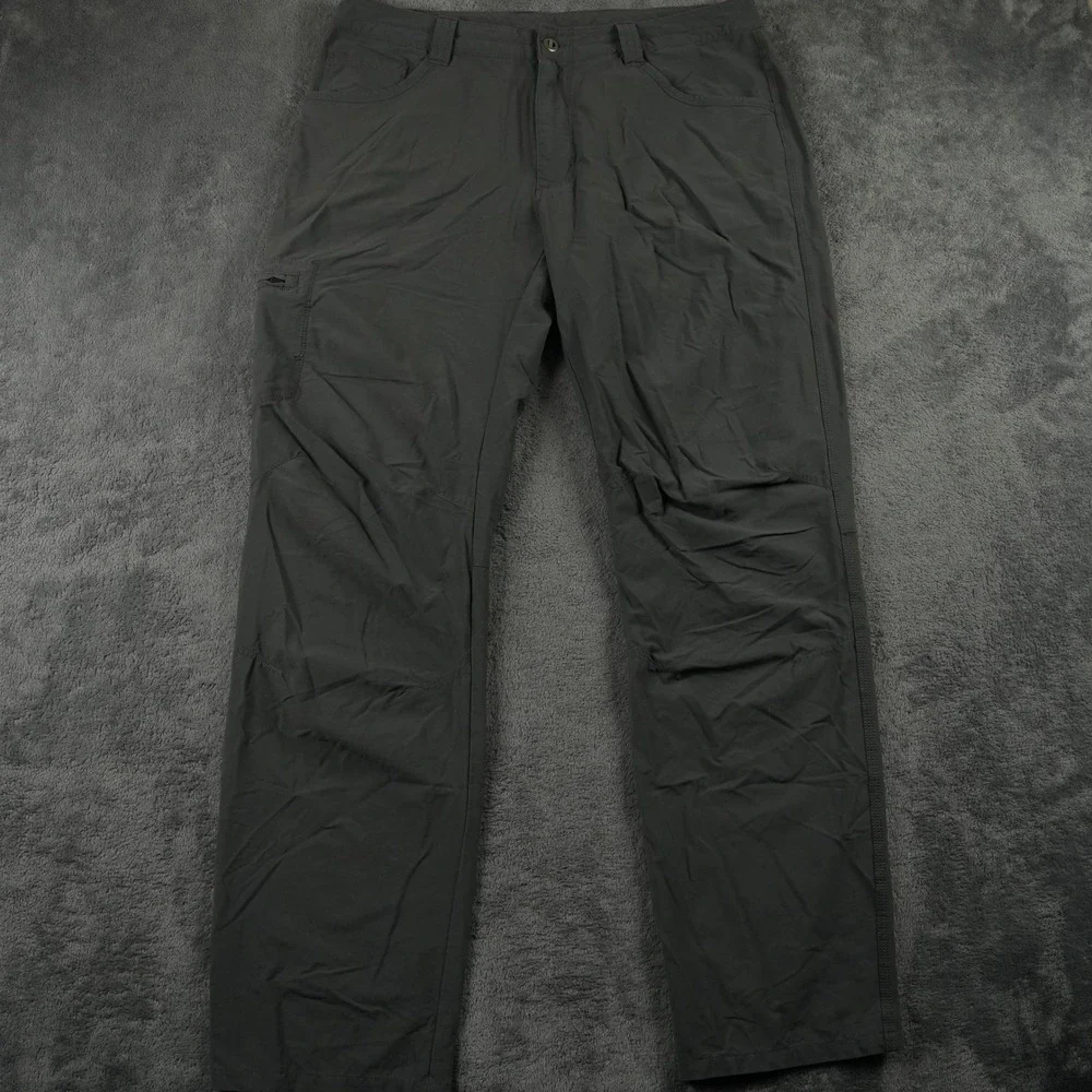 Patagonia Quandary Pants Mens 35 Gray Hiking Outdoor Stretch Lightweight 55180‎